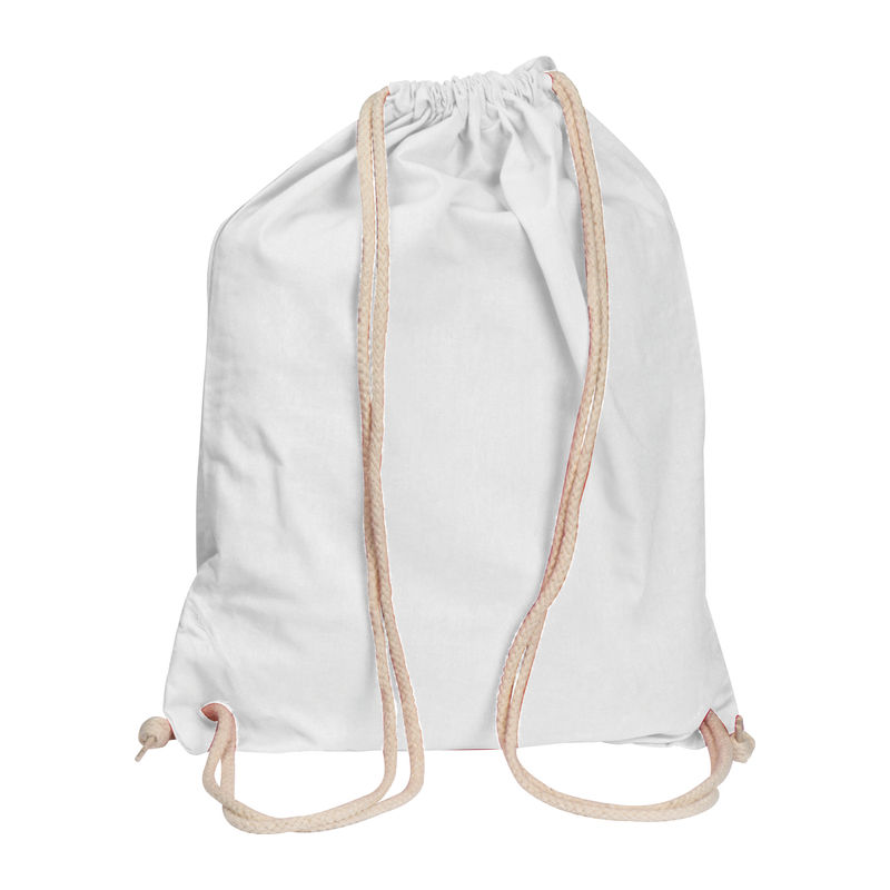 Cotton Drawstring športna vreča Carlsbad, 140 g/m²